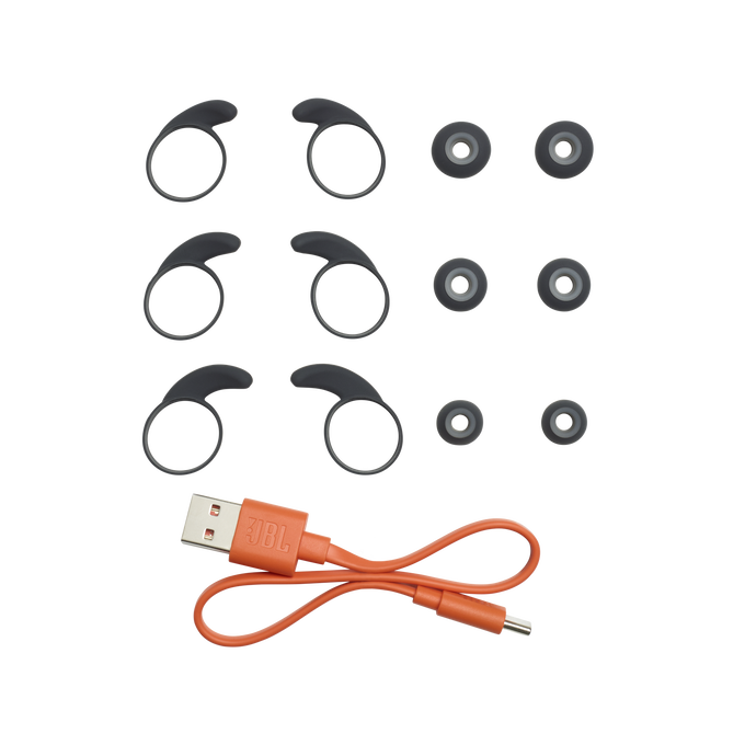 JBL Reflect Mini NC - Black - Waterproof true wireless Noise Cancelling sport earbuds - Detailshot 5 image number null